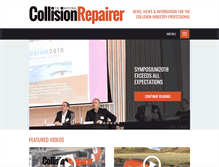 Tablet Screenshot of nationalcollisionrepairer.com.au